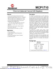 MCP1710T-23I/LZ datasheet pdf Microchip
