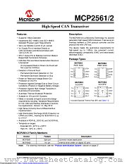 MCP2562 datasheet pdf Microchip