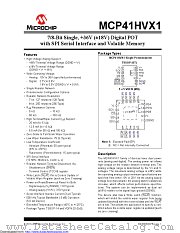 MCP41HV31T-502E/MQ datasheet pdf Microchip