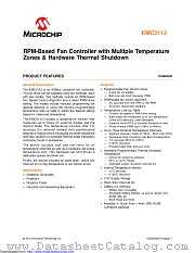 EMC2113 datasheet pdf Microchip