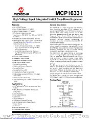 MCP16331T-E/CH datasheet pdf Microchip