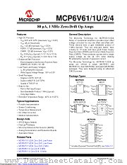MCP6V64 datasheet pdf Microchip