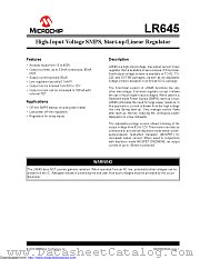 LR645N3-G datasheet pdf Microchip