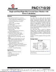 PAC1720 datasheet pdf Microchip