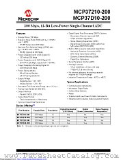 MCP37D10T-200I/TL datasheet pdf Microchip