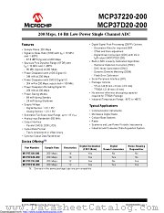 MCP37220-200I/TL datasheet pdf Microchip