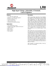 LR8 datasheet pdf Microchip