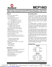MCP1663T-E/MNY datasheet pdf Microchip