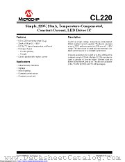 CL220 datasheet pdf Microchip