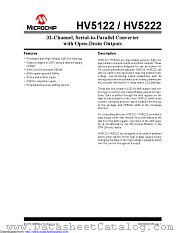 HV5122PJ-G datasheet pdf Microchip