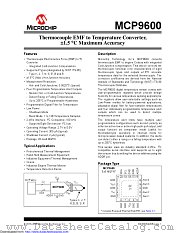 MCP9600-E/MX datasheet pdf Microchip