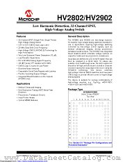 HV2802GA-G datasheet pdf Microchip