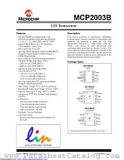 MCP2003B datasheet pdf Microchip