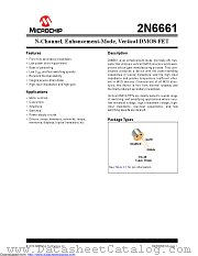 2N6661 datasheet pdf Microchip