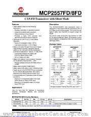 MCP2557FDT-H/MF datasheet pdf Microchip