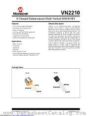 VN2210 datasheet pdf Microchip