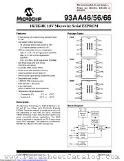 93AA56B-I/P datasheet pdf Microchip
