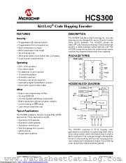HCS300T-I/SNVAO datasheet pdf Microchip
