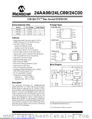 24C00T-I/MC datasheet pdf Microchip