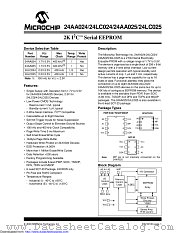 24LC025T-I/OT datasheet pdf Microchip