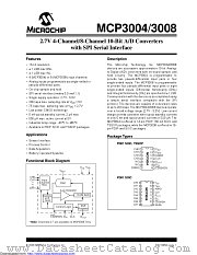 MCP3004-I/STVAO datasheet pdf Microchip