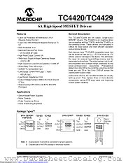 TC4420VPA datasheet pdf Microchip