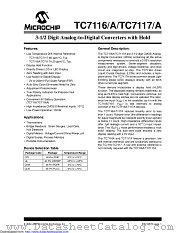 TC7117ACPT713 datasheet pdf Microchip