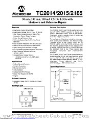TC2185-3.3VCTTR-VAO datasheet pdf Microchip