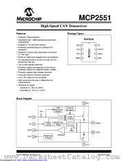 MCP2551-E/SNVAO datasheet pdf Microchip