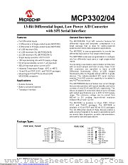 MCP3304T-BI/SL datasheet pdf Microchip