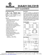 24AA01T-I/SN16KVAO datasheet pdf Microchip