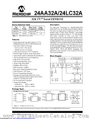 24LC32AFT-E/SN datasheet pdf Microchip