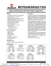 MCP6547T-I/MS datasheet pdf Microchip