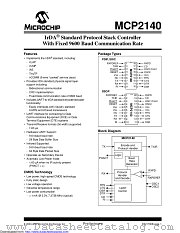 MCP2140A-I/SS datasheet pdf Microchip
