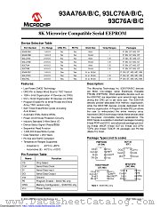 93LC76AT-I/OT datasheet pdf Microchip