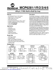 MCP6283T-E/CH datasheet pdf Microchip