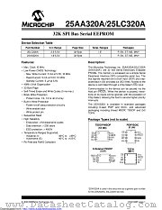 25AA320A datasheet pdf Microchip