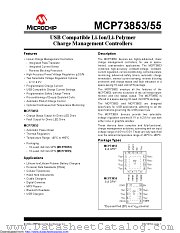 MCP73853-I/ML datasheet pdf Microchip