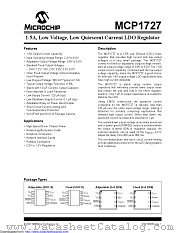 MCP1727T-ADJE/SN datasheet pdf Microchip