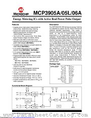MCP3905A datasheet pdf Microchip