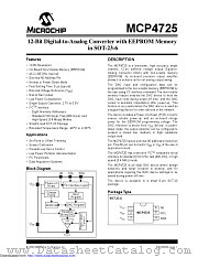 MCP4725A1T-E/CH datasheet pdf Microchip