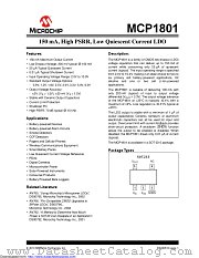MCP1801 datasheet pdf Microchip