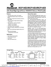 MCP14E5 datasheet pdf Microchip