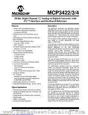MCP3422A1T-E/MC datasheet pdf Microchip