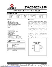 23A256T-I/SN datasheet pdf Microchip