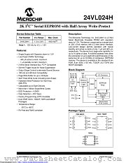 24VL024H datasheet pdf Microchip