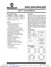 24VL025T/OT datasheet pdf Microchip