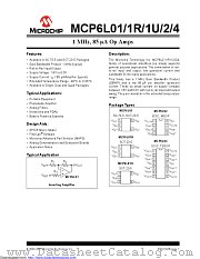 MCP6L01T-E/OT datasheet pdf Microchip