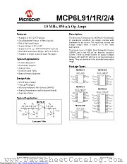 MCP6L91 datasheet pdf Microchip