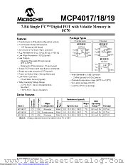 MCP4018T-502E/LT datasheet pdf Microchip